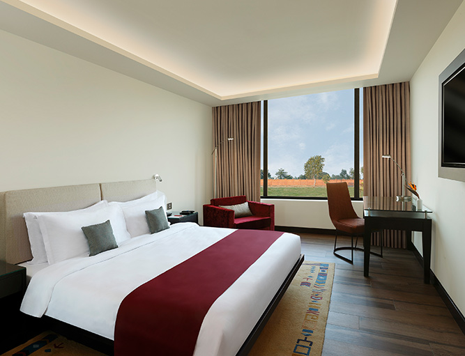 Equipped with everything needed to feel pampered on a holiday, the superior rooms at our luxury hotel in Nepal are designed to provide you with a restful night after a day filled with adventures.
